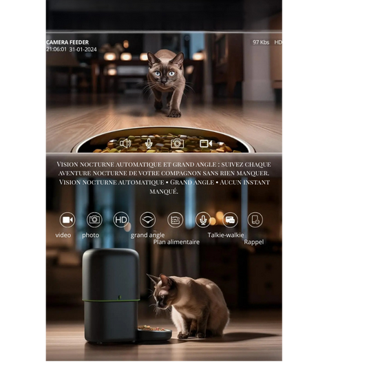 Distributeur automatique Furpipi pour chats