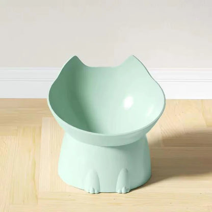 Bol Surélevé pour Chats – Design Haut avec Protection du Cou & Anti-Renversement