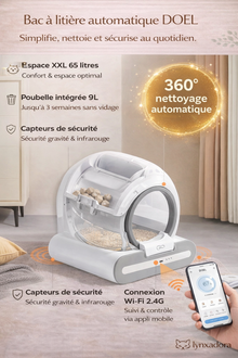 Bac à litière automatique DOEL