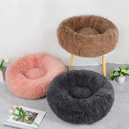 Nid Rond en Peluche Lavable pour Chats – Douillet & Chaleureux