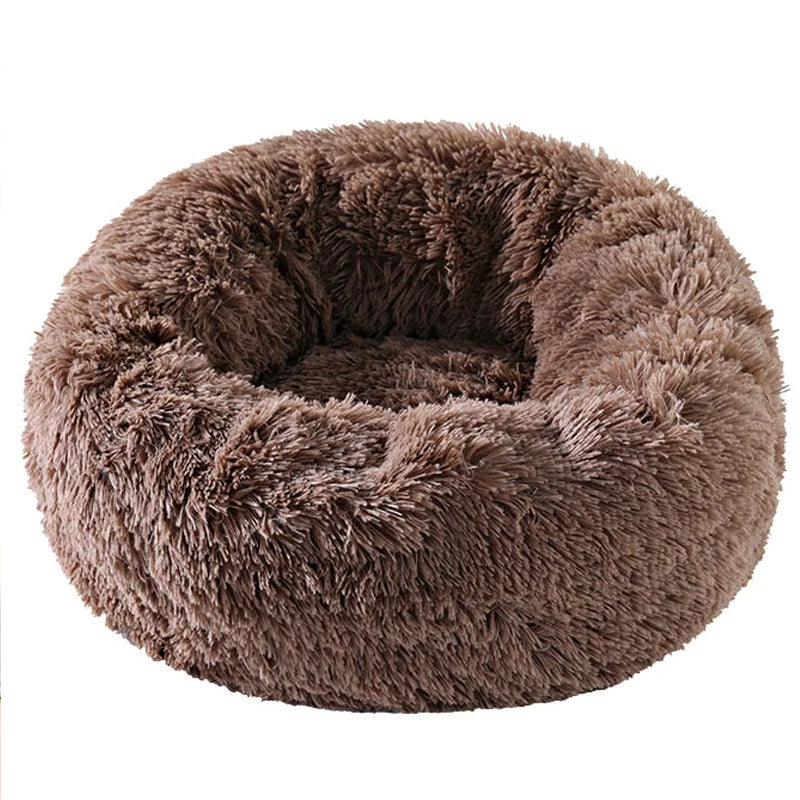 Nid Rond en Peluche Lavable pour Chats – Douillet & Chaleureux