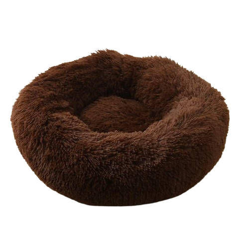 Nid Rond en Peluche Lavable pour Chats – Douillet & Chaleureux
