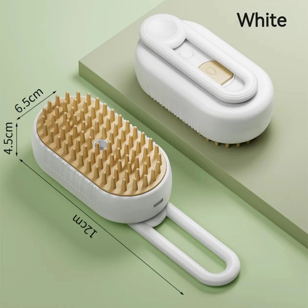 Brosse Électrique 3-en-1 pour Chats – Nettoyage, Vapeur & Massage