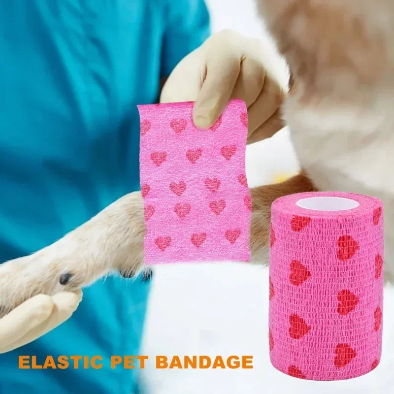 Bandage élastique auto-adhésif pour animaux