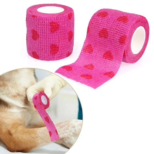 Bandage élastique auto-adhésif pour animaux