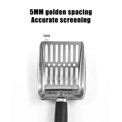 Pelle à Litière en Acier Inoxydable pour Chat