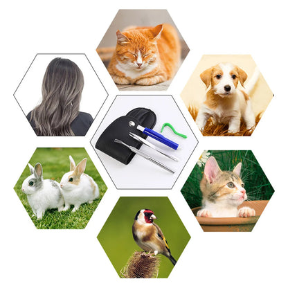 Outil de Retrait de Tiques pour Chats