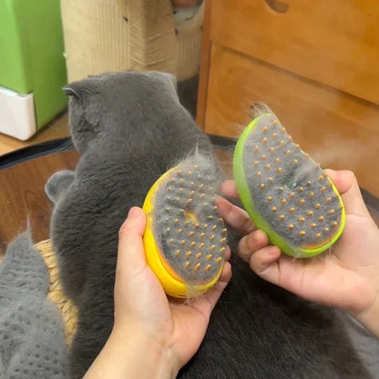 Brosse vapeur 3-en-1 pour chats