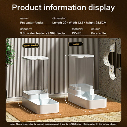 Distributeur Automatique de Croquettes & Distributeur d’Eau – Pour Chats