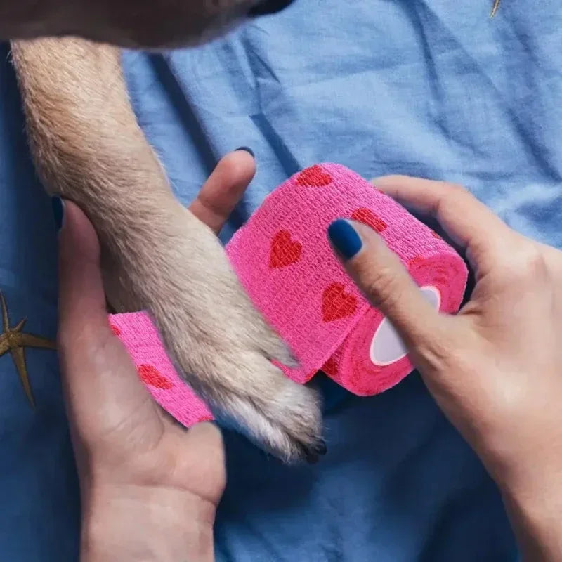 Bandage élastique auto-adhésif pour animaux