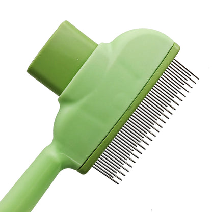 Brosse autonettoyante pour animaux