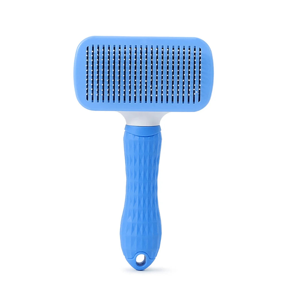 Brosse autonettoyante pour animaux